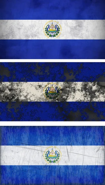 Salvadori zászló — Stock Fotó