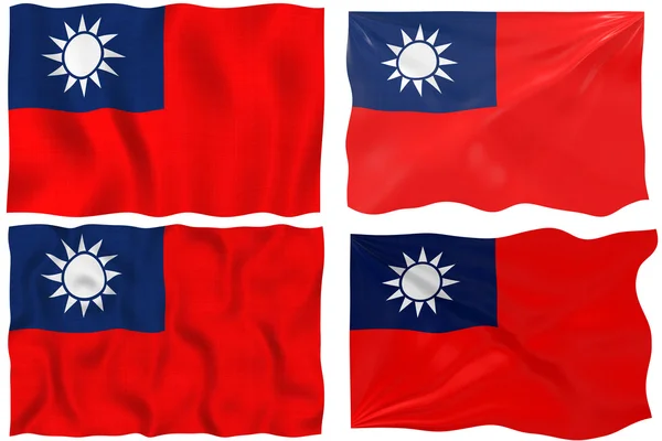 Bandiera della Repubblica di Cina Taiwan — Foto Stock