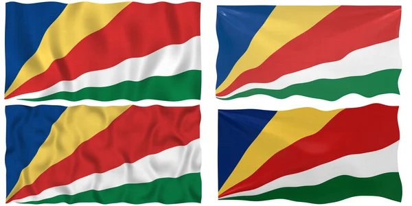 Bandera de Las Seychelles —  Fotos de Stock