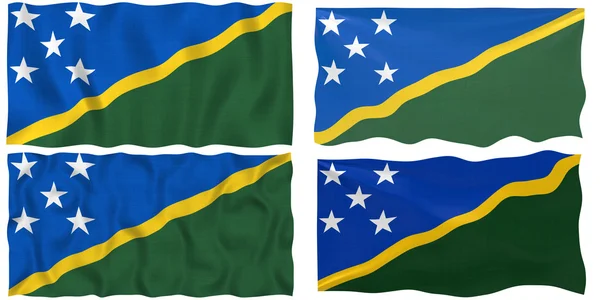 Vlag van de Salomonseilanden — Stockfoto