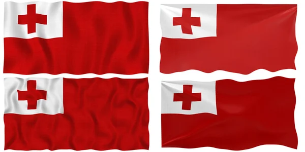 Flagge von Tonga — Stockfoto