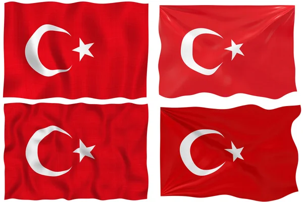 Bandeira da Turquia — Fotografia de Stock