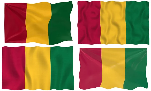 Bandera de Guinea —  Fotos de Stock