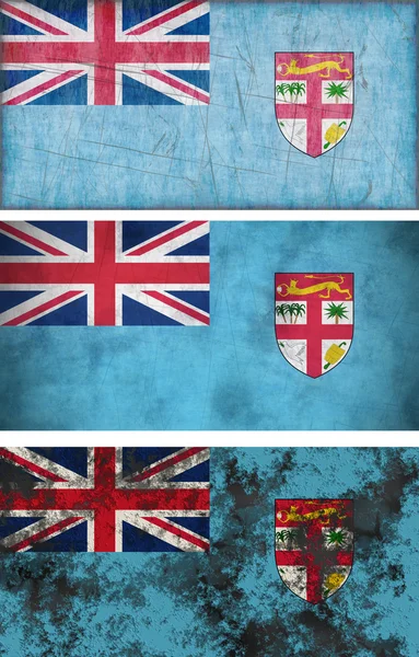 Flagge von Fidschi — Stockfoto