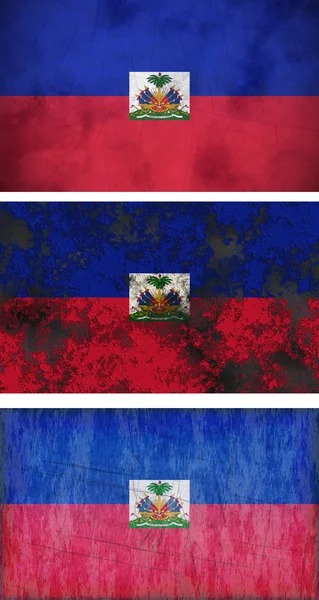 Haitis flagga — Stockfoto