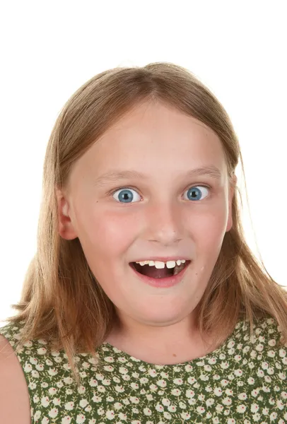 Surprised young girl — Stock Photo, Image