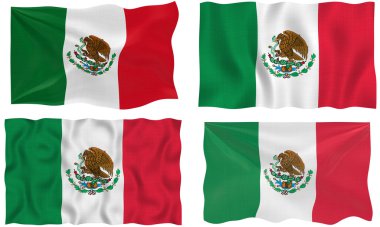 Flag of Mexico clipart