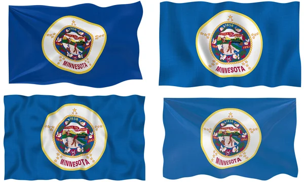 Flagge von Minnesota — Stockfoto