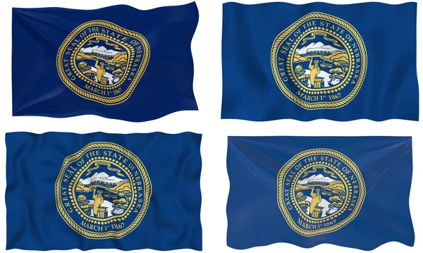 Nebraska bayrağı — Stok fotoğraf