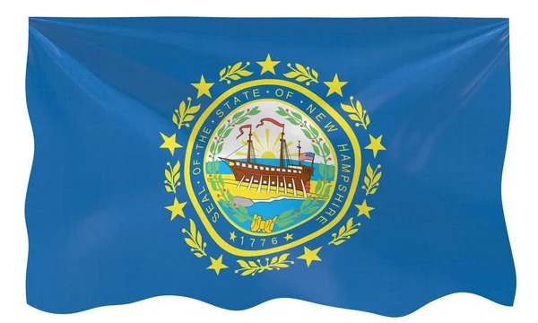 Flagge von New Hampshire — Stockfoto