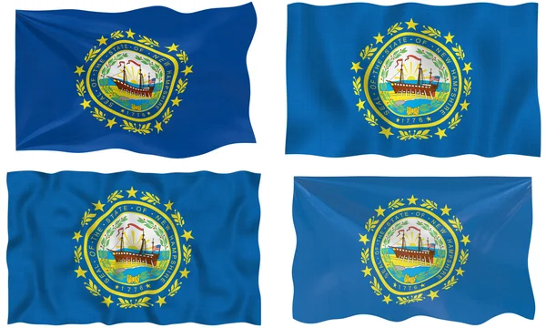 Flagge von New Hampshire — Stockfoto