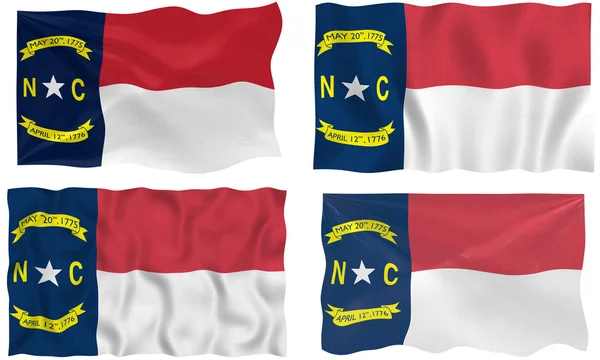 Bandera de North Carolina — Foto de Stock