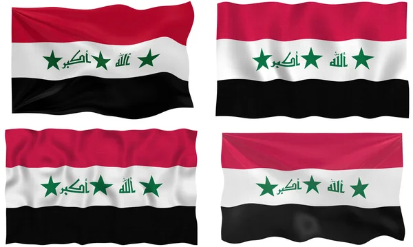 이라크의 깃발 — 스톡 사진