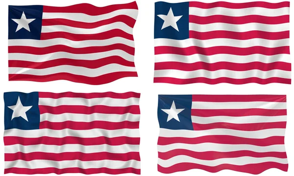 Bandiera della Liberia — Foto Stock