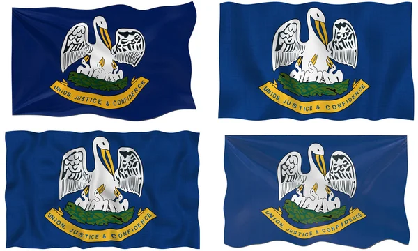 Flagge von Louisiana — Stockfoto