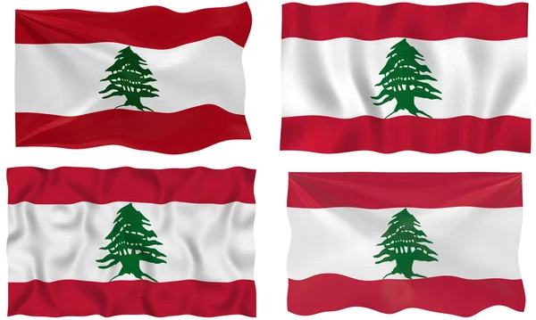Drapelul Libanului — Fotografie, imagine de stoc