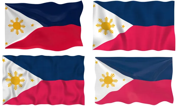 Flaga Filipin — Zdjęcie stockowe