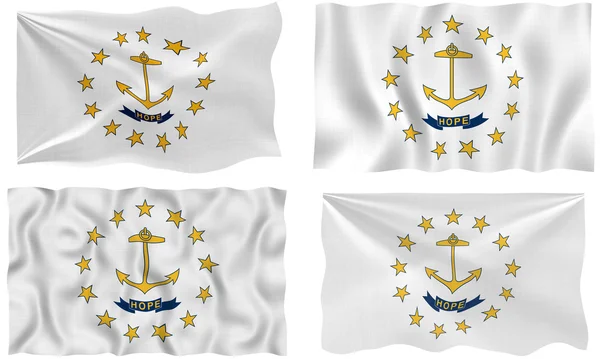 Flagge von Rhode Island — Stockfoto