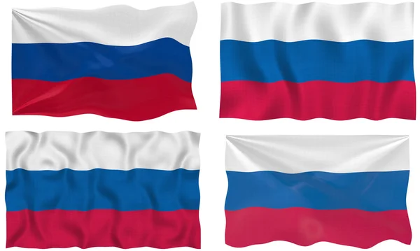 Vlag van de russain Federatie — Stockfoto