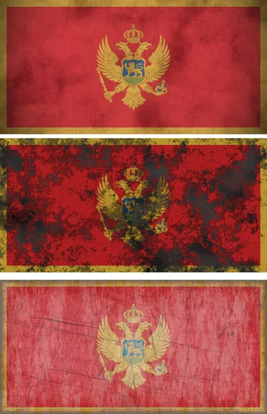 黑山国旗 — 图库照片