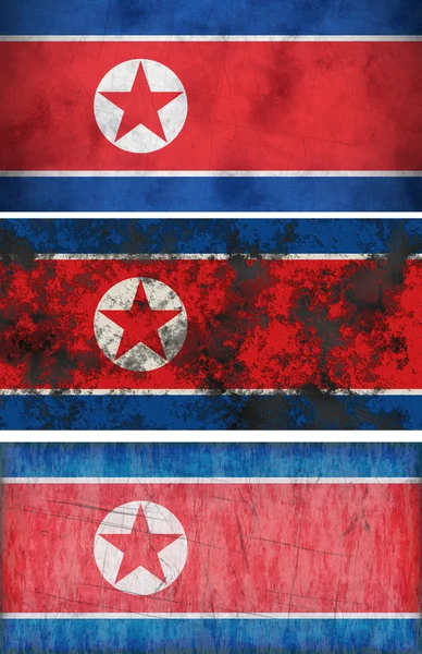 Bandera de Corea del Norte — Foto de Stock
