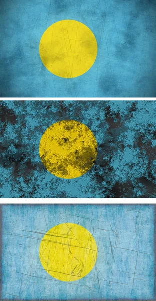 Flagge von Palau — Stockfoto