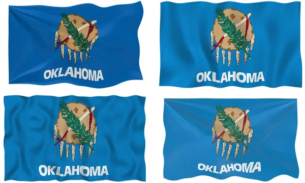 Flaga stanowa Oklahomy — Zdjęcie stockowe