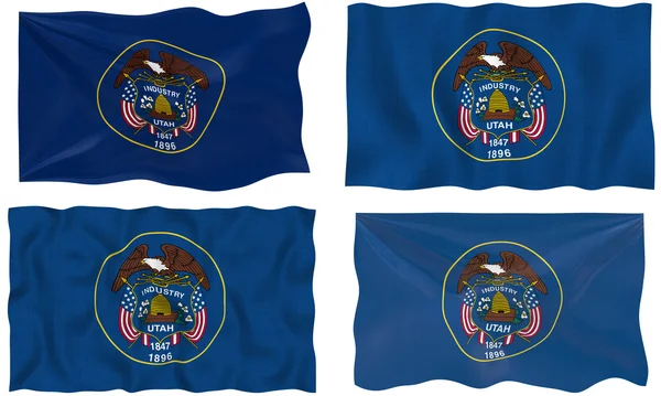 Utah zászlaja — Stock Fotó