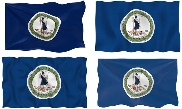 Virginias flagga — Stockfoto