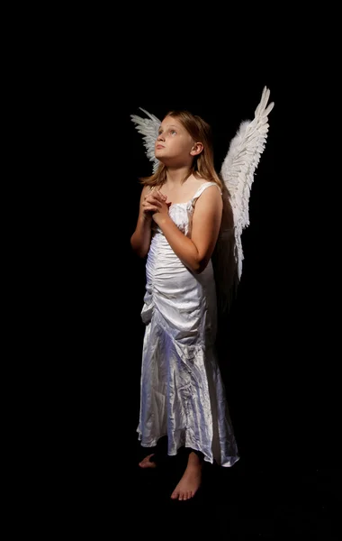 Petite fille ange — Photo