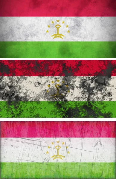 Bandera de Tayikistán — Foto de Stock