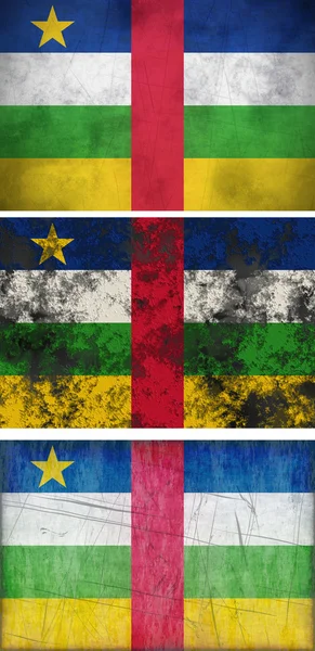 Bandera de República Centroafricana — Foto de Stock