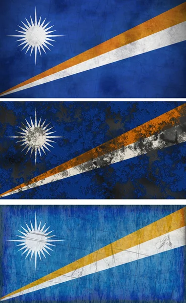 Vlajka Marshallova ostrova — Stock fotografie