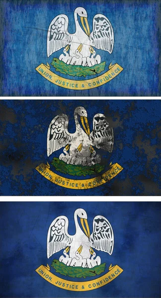 Flagge von Louisiana — Stockfoto