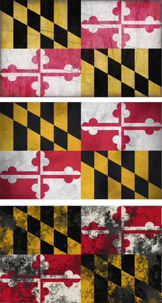 Flagge von Maryland — Stockfoto