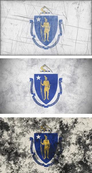 马萨诸塞州的旗子 — 图库照片