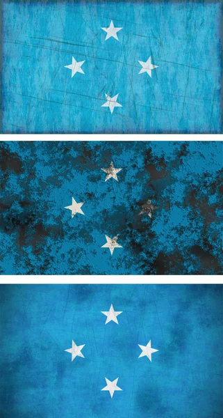 Flagga Mikronesien — Stockfoto