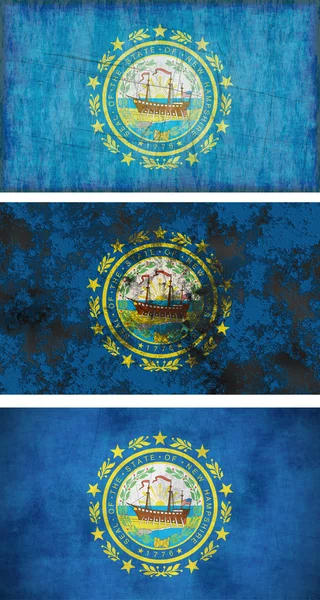 Прапор Нью-Гемпшир — стокове фото