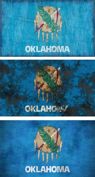 奥克拉荷马的旗子 — 图库照片