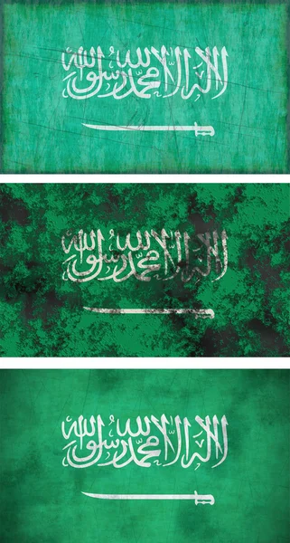 国旗的沙特阿拉伯 — 图库照片
