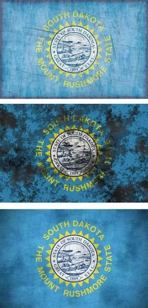 South Dakotas flagga — Stockfoto