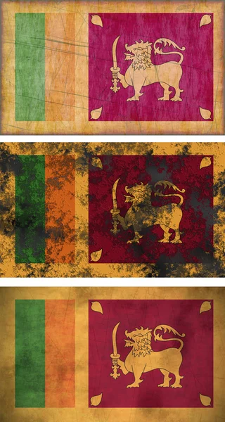 Bandiera di sri lanka — Foto Stock