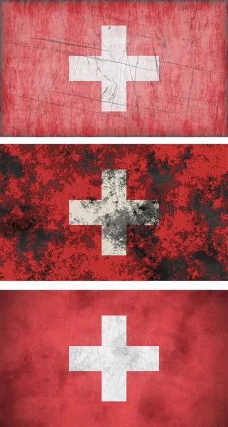 Bandeira da Suíça — Fotografia de Stock