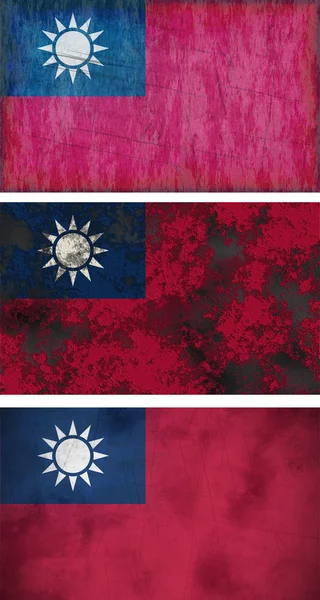 Flagga taiwan — Stockfoto
