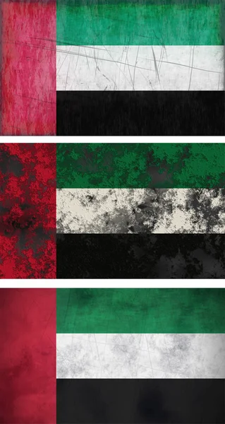 Bandiera degli Emirati arabi uniti — Foto Stock