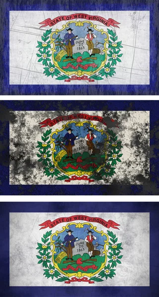 Flagge von Westvirginien — Stockfoto