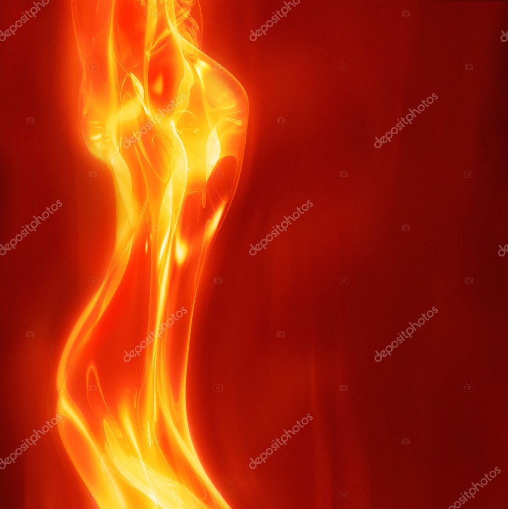 Abstract female fire Stock Vector Image by ©clearviewstock #2585833