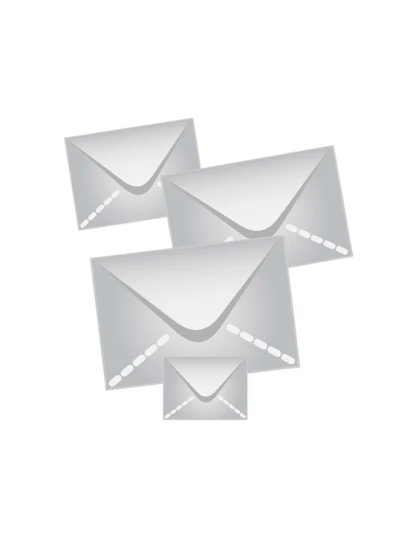 Post envelopes — Stock Vector