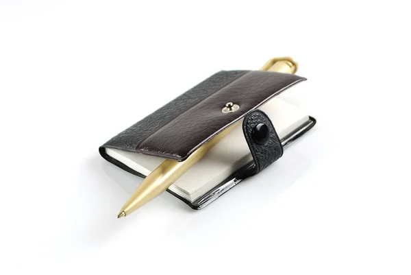 Notebook and handle for business — Stock Photo, Image