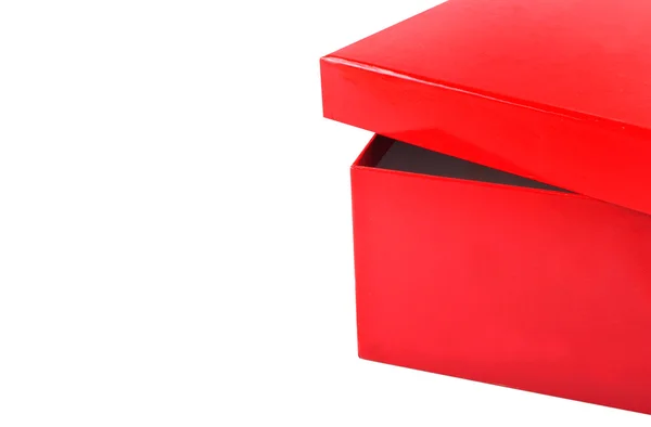 Die schöne rote Schachtel — Stockfoto